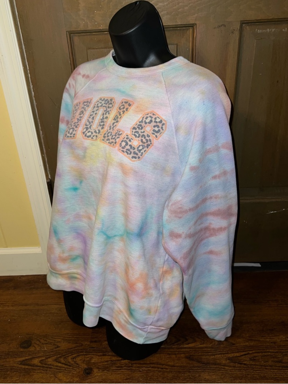 Tennessee Vols Multicolor Tie-Dye Gameday Pullover Crewneck Sweatshirt Size M - Picture 4 of 9